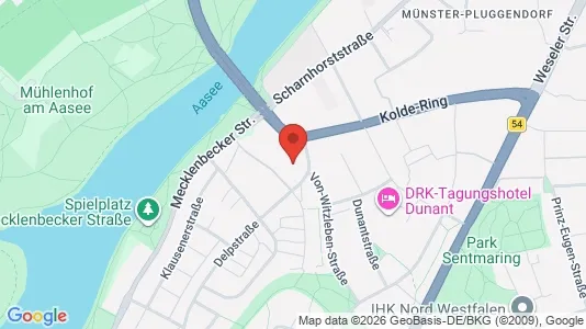 Apartments for rent i Münster - kort over placeringen