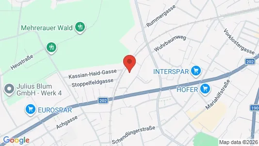 Apartments for rent i Bregenz - kort over placeringen