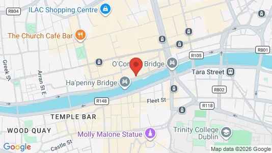 Apartments for rent i Dublin 1 - kort over placeringen