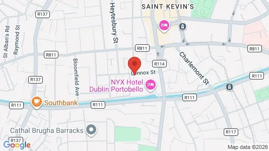 Apartments for rent i Dublin 8 - kort over placeringen