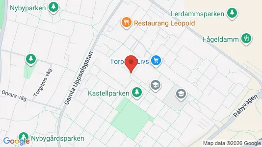 Apartments for rent i Uppsala - kort over placeringen