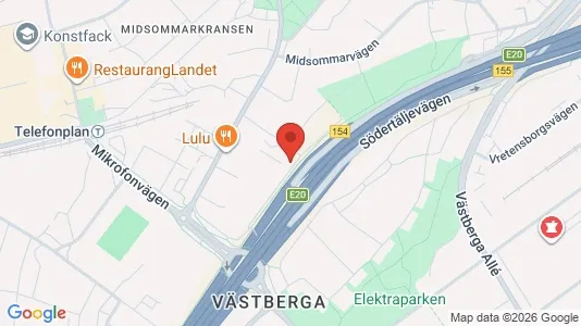 Apartments for rent i Stockholm South - kort over placeringen