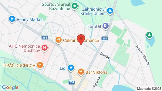 Apartments for rent i Teplice - kort over placeringen