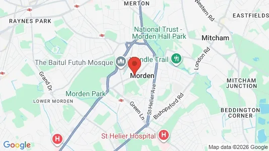 Houses for rent i Morden - Surrey - kort over placeringen