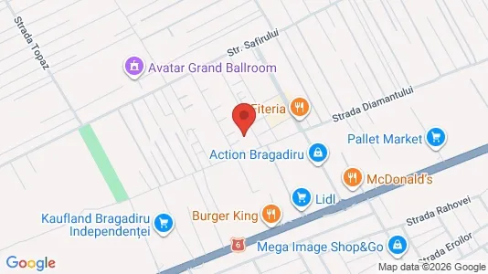 Apartments for rent i Bragadiru - kort over placeringen