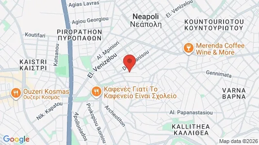 Apartments for rent i Neapoli-Sykies - kort over placeringen