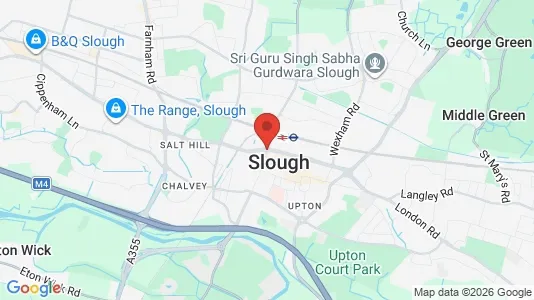 Houses for rent i Slough - Berkshire - kort over placeringen