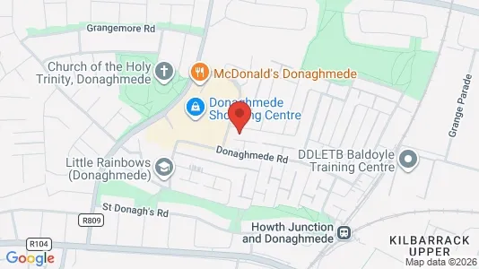 Apartments for rent i Dublin 13 - kort over placeringen