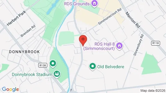 Apartments for rent i Dublin 4 - kort over placeringen