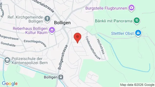 Apartments for rent i Bern-Mittelland - kort over placeringen