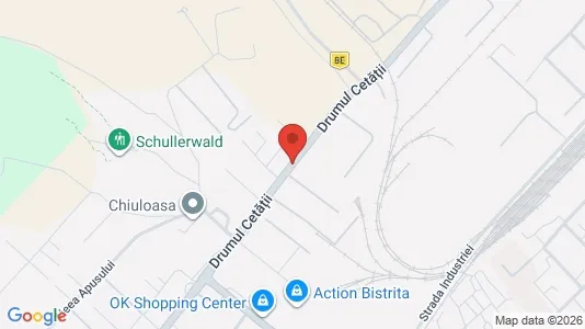 Apartments for rent i Bistriţa - kort over placeringen