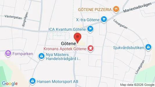 Apartments for rent i Götene - kort over placeringen