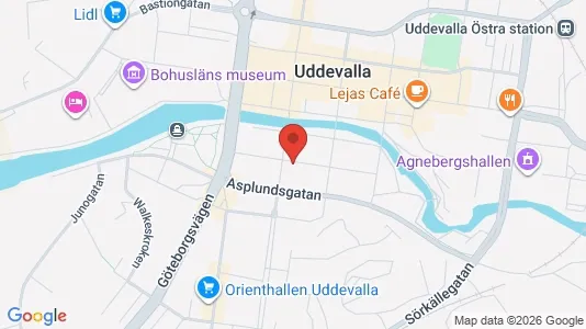 Apartments for rent i Uddevalla - kort over placeringen