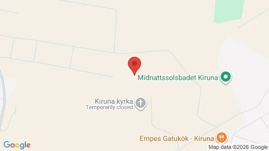 Apartments for rent i Kiruna - kort over placeringen
