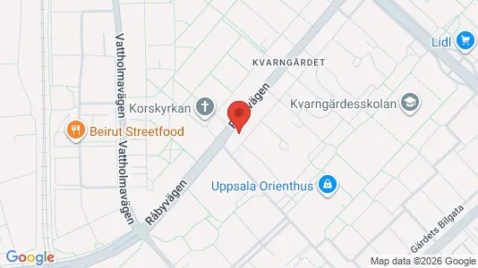 Apartments for rent i Uppsala - kort over placeringen