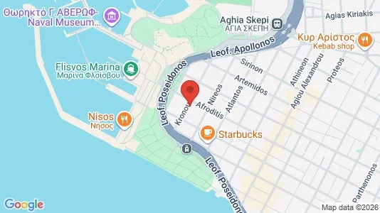 Apartments for rent i Palaio Faliro - kort over placeringen