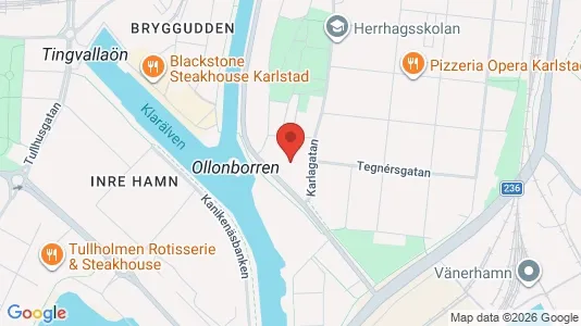 Apartments for rent i Karlstad - kort over placeringen