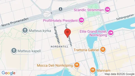 Apartments for rent i Norrköping - kort over placeringen