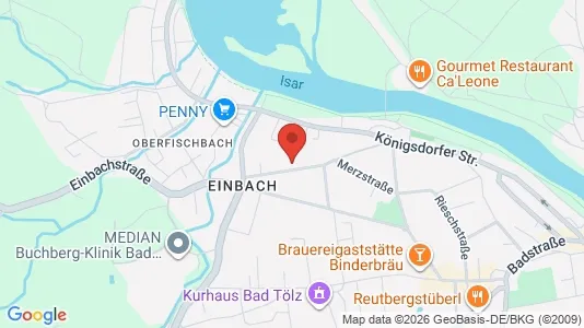 Apartments for rent i Bad Tölz-Wolfratshausen - kort over placeringen