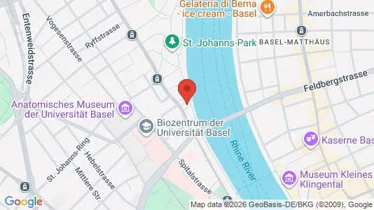 Apartments for rent i Basel-Stadt - kort over placeringen
