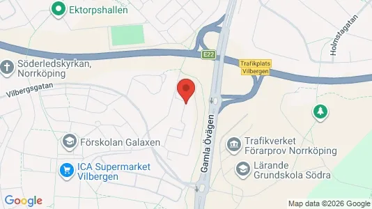 Apartments for rent i Norrköping - kort over placeringen