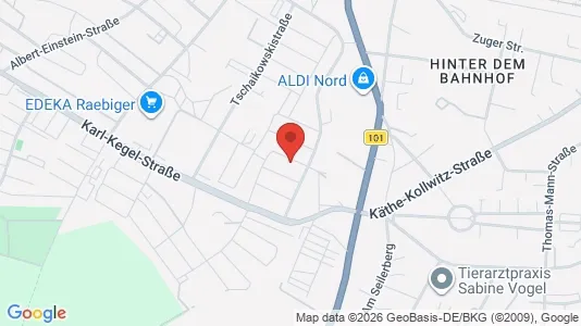 Apartments for rent i Central Saxony - kort over placeringen