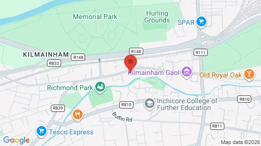 Apartments for rent i Dublin 8 - kort over placeringen