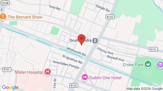 Apartments for rent i Dublin 9 - kort over placeringen