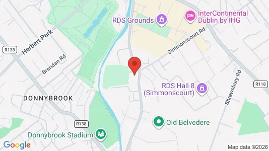 Apartments for rent i Dublin 4 - kort over placeringen