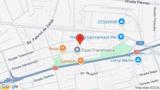 Apartments for rent i Cluj-Napoca - kort over placeringen