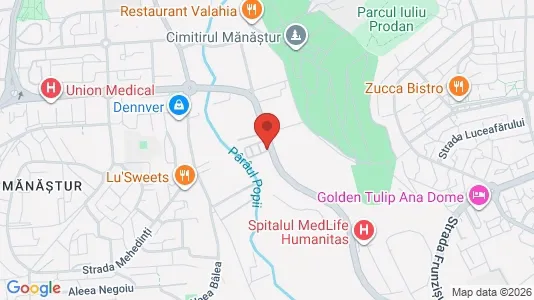 Apartments for rent i Cluj-Napoca - kort over placeringen