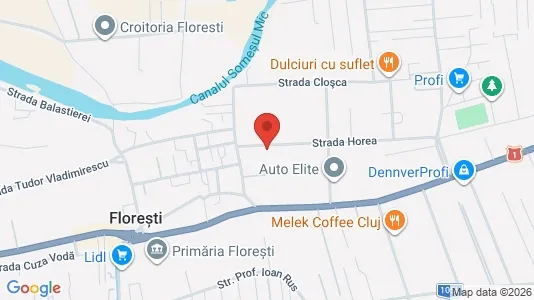 Apartments for rent i Floreşti - kort over placeringen