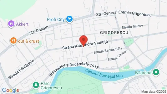 Apartments for rent i Cluj-Napoca - kort over placeringen