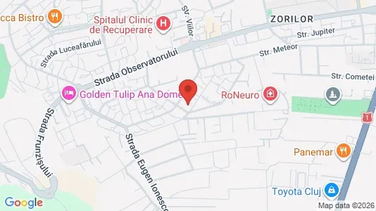 Apartments for rent i Cluj-Napoca - kort over placeringen
