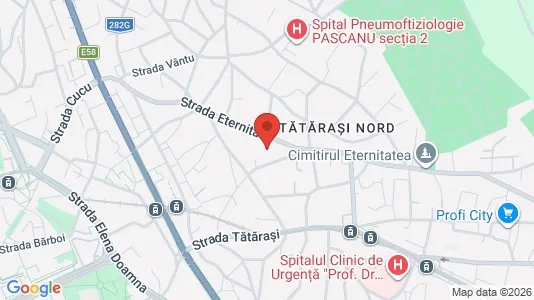 Apartments for rent i Iaşi - kort over placeringen