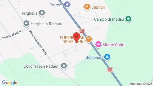 Apartments for rent i Rădăuţi - kort over placeringen