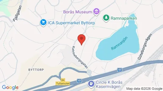 Apartments for rent i Borås - kort over placeringen