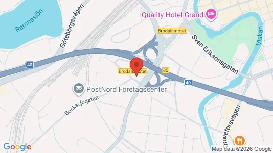 Apartments for rent i Borås - kort over placeringen