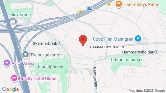 Apartments for rent i Stockholm South - kort over placeringen