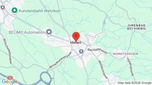 Houses for rent i Hinwil - kort over placeringen