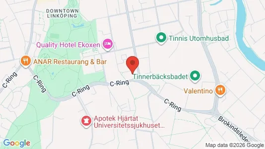 Apartments for rent i Linköping - kort over placeringen