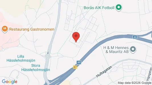 Apartments for rent i Borås - kort over placeringen