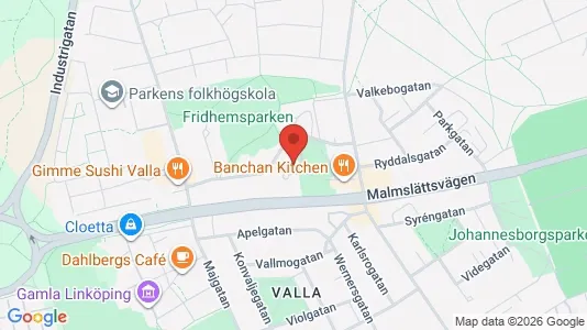 Apartments for rent i Linköping - kort over placeringen