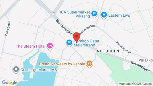 Apartments for rent i Västerås - kort over placeringen