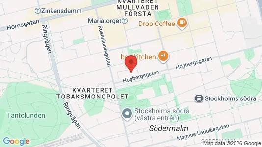 Apartments for rent i Södermalm - kort over placeringen