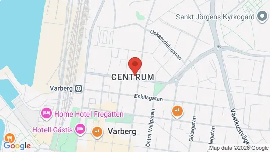 Apartments for rent i Varberg - kort over placeringen
