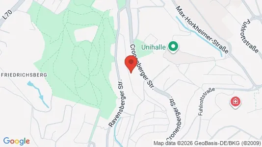 Apartments for rent i Wuppertal - kort over placeringen