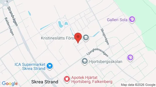 Apartments for rent i Falkenberg - kort over placeringen