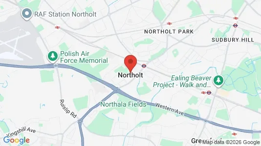 Houses for rent i Northolt - Middlesex - kort over placeringen
