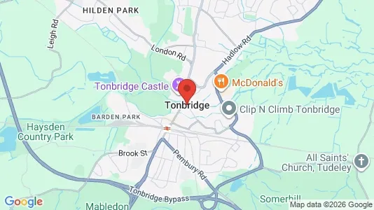 Apartments for rent i Tonbridge - Kent - kort over placeringen